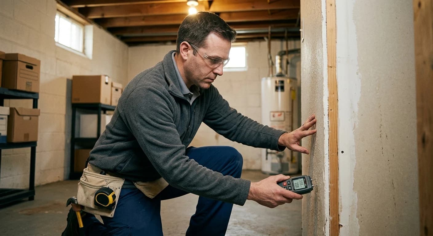 Professional water damage restoration work - How can you inspect your home for hidden water damage?